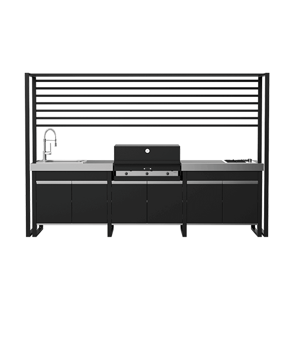 cucina da esterno fogher acciaio inox modulare 7f1b88a9